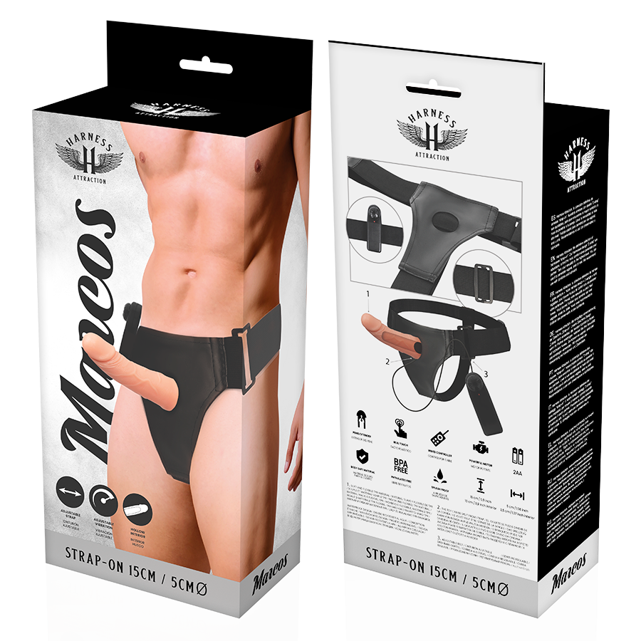 Harness Attraction Rnes Hollow Frames With Vibrator 15 Cm -O 5 Cm | Niks.fi verkkokauppa