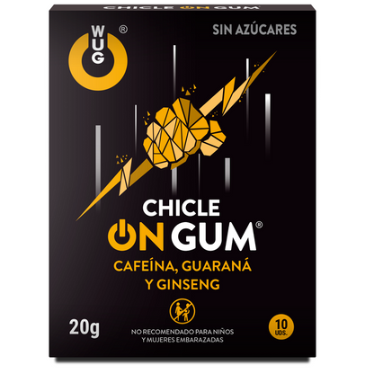 Wug Gum On Caffeine, Ginseng And Guarana Gum 10 Units | Niks.fi verkkokauppa
