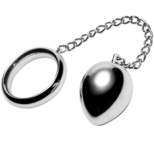 Cock Ring 40Mm + Chain With Metal Ball | Niks.fi verkkokauppa