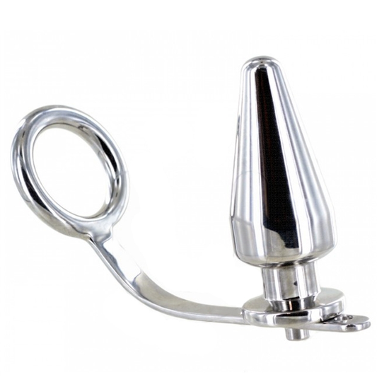 Steel Ring With Anal Plug 45 X 45Mm | Niks.fi verkkokauppa