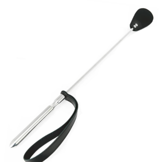 Metal & Leather Whip | Niks.fi verkkokauppa