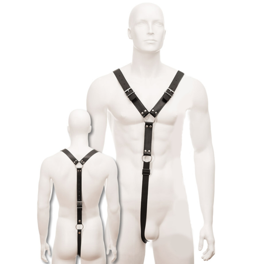 Leather Body Harness Men Black | Niks.fi verkkokauppa