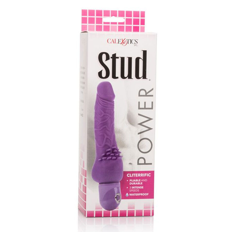 Calexotics Power Stud Cliterrific Purple Vibrator | Niks.fi verkkokauppa