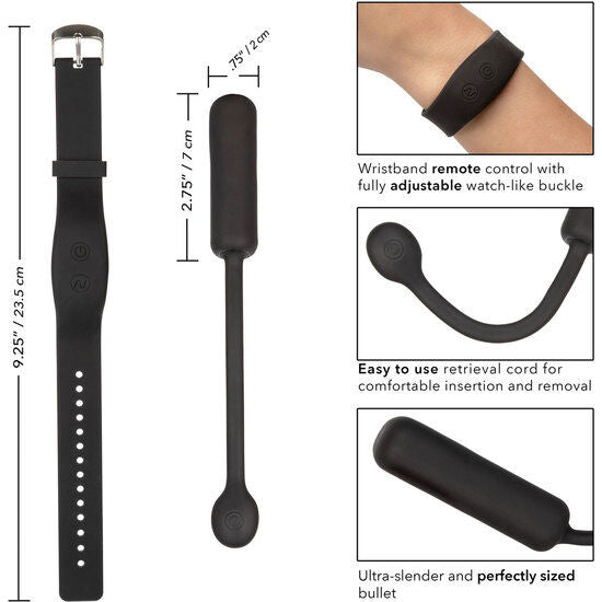 Calexotics Wristband Remote Petite Bullet | Niks.fi verkkokauppa