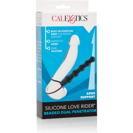 Calexotics Beaded Dual Penetrator Black | Niks.fi verkkokauppa