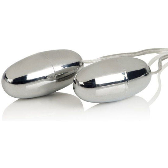 Calexotics Vibrating Bullets Silver Duo | Niks.fi verkkokauppa