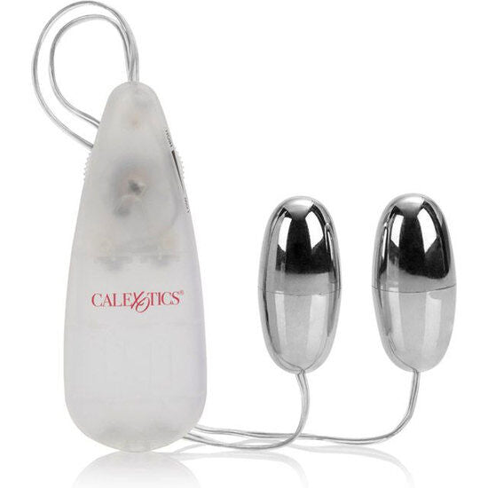 Calexotics Vibrating Bullets Silver Duo | Niks.fi verkkokauppa