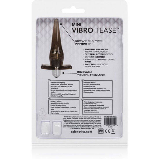 Calexotics Mini Vibro Tease Black | Niks.fi verkkokauppa