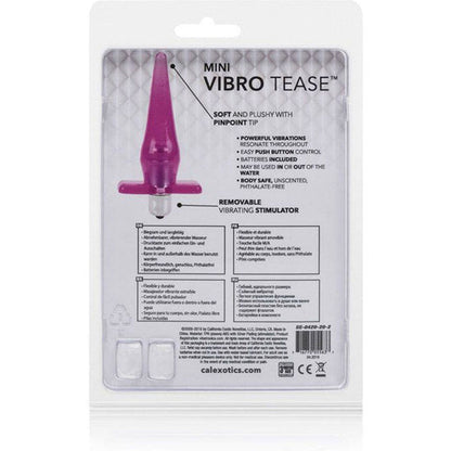 Calexotics Mini Vibro Tease Pink | Niks.fi verkkokauppa