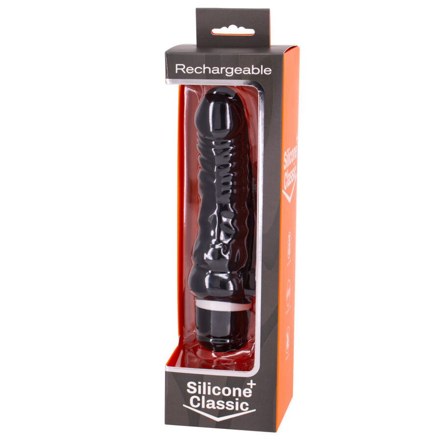 Seven Creations Black Rechargeable Vibrator 7V 18 Cm Model 2 | Niks.fi verkkokauppa