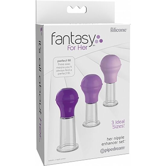 Fantasy For Her Her Nipple Enhancer Set | Niks.fi verkkokauppa