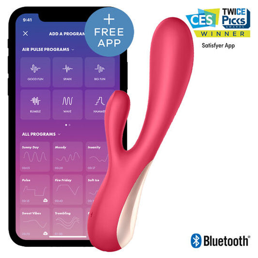 Satisfyer Mono Flex Red With App | Niks.fi verkkokauppa