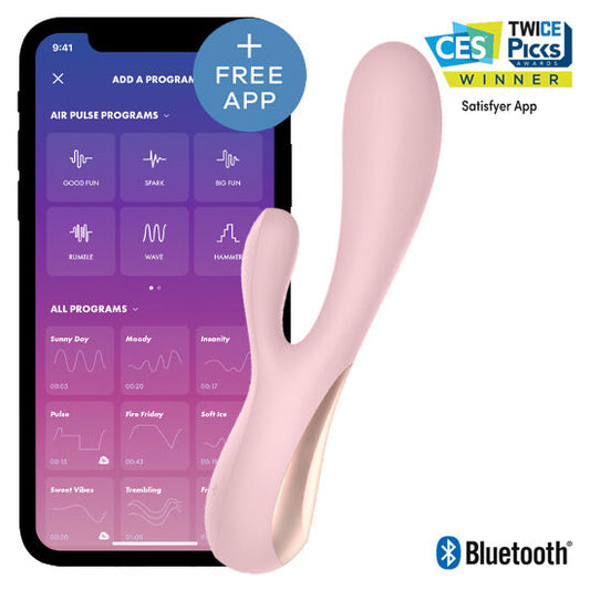 Satisfyer Mono Flex Pink With App | Niks.fi verkkokauppa