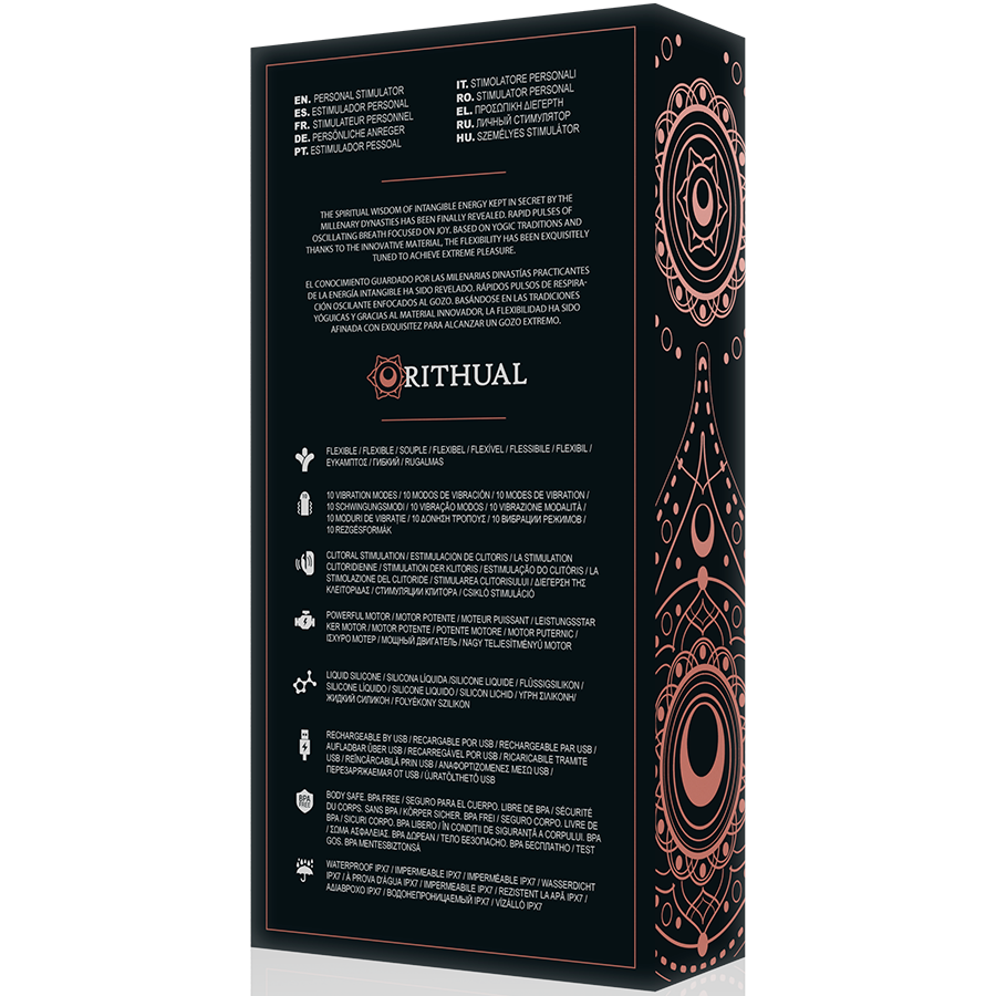 Rithual Anusara Dual Rechargeable Engine 2.0 Black | Niks.fi verkkokauppa