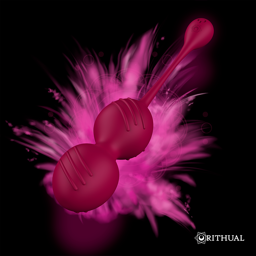 Rithual Nisha Rechargeable Vibrating Kegel Balls Orchid | Niks.fi verkkokauppa