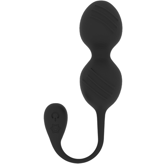 Rithual Nisha Rechargeable Vibrating Kegel Balls Black | Niks.fi verkkokauppa