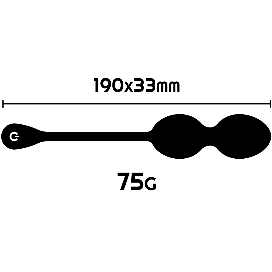 Rithual Nisha Rechargeable Vibrating Kegel Balls Black | Niks.fi verkkokauppa