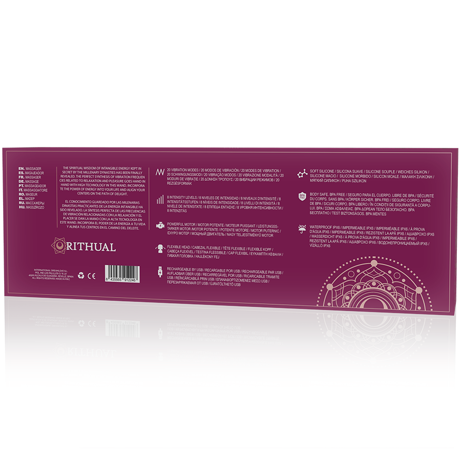 Rithual Powerful Rechargeable Akasha Wand 2.0 Orchid | Niks.fi verkkokauppa