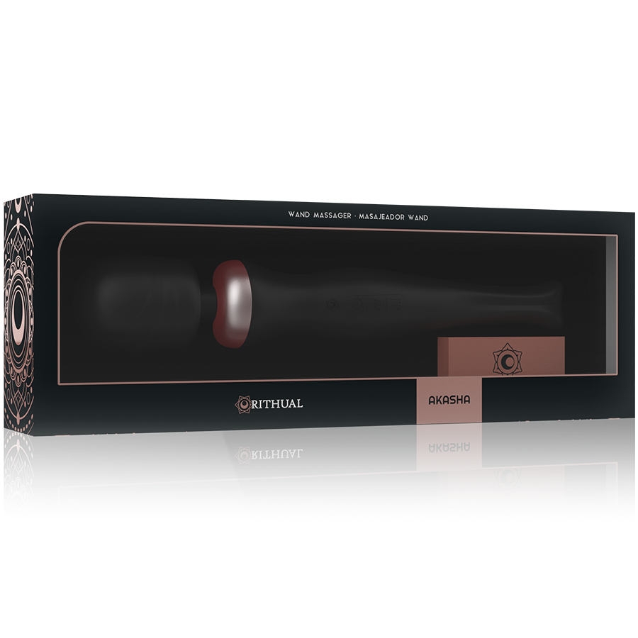Rithual Powerful Rechargeable Akasha Wand 2.0 Black | Niks.fi verkkokauppa