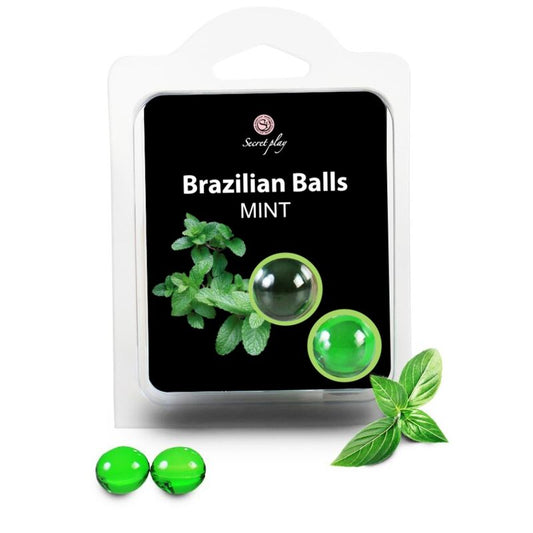 Secretplay 2 Brazilian Balls Mint | Niks.fi verkkokauppa