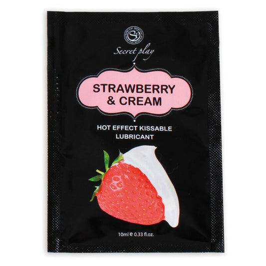 Secretplay Single Dose Lubricant Strawberries & Cream 10 Ml | Niks.fi verkkokauppa