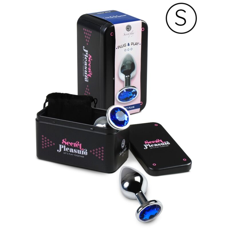 Secretplay Anal Plug Blue S | Niks.fi verkkokauppa