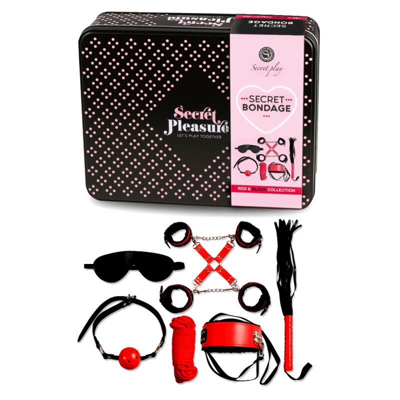 Secretplay Bdsm Set 6 Pcs Red Collection | Niks.fi verkkokauppa