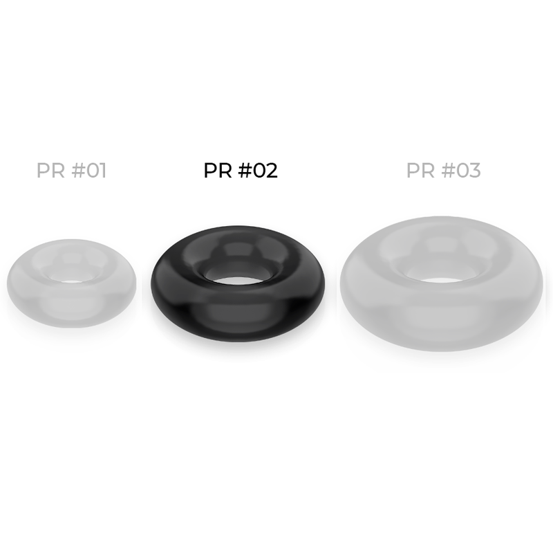 Powering Super Flexible And Resistant Penis Ring 4.5Cm Black | Niks.fi verkkokauppa