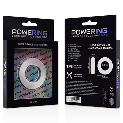 Powering Super Flexible And Resistant Penis Ring 5.5Cm Pr06 Clear | Niks.fi verkkokauppa