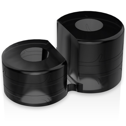 Powering Super Flexible And Resistant Double Penis Ring Pr09 Black | Niks.fi verkkokauppa