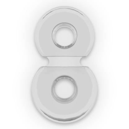 Powering Super Flexible And Resistant Double Penis Ring Pr09 Clear | Niks.fi verkkokauppa