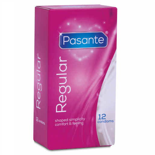Pasante Regular Condoms 12 Pack | Niks.fi verkkokauppa