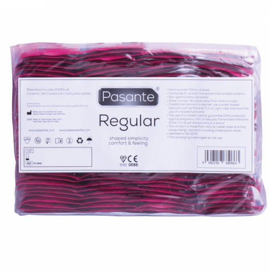 Pasante Condom Regular Range 144 Units | Niks.fi verkkokauppa