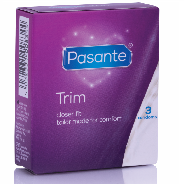 Pasante Thin Trim Ms Thin Condom 3 Units | Niks.fi verkkokauppa