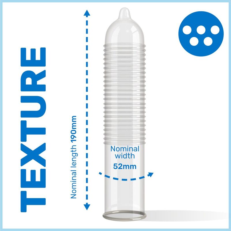 Pasante Dotted Condoms Ms Placer 3 Units | Niks.fi verkkokauppa