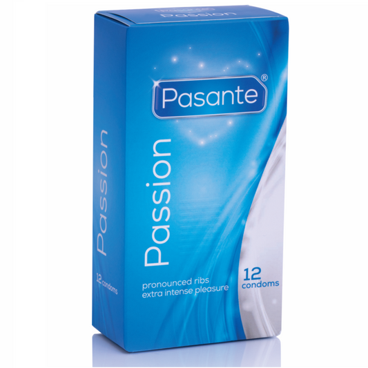Pasante Dotted Condoms Ms Placer 12 Units | Niks.fi verkkokauppa