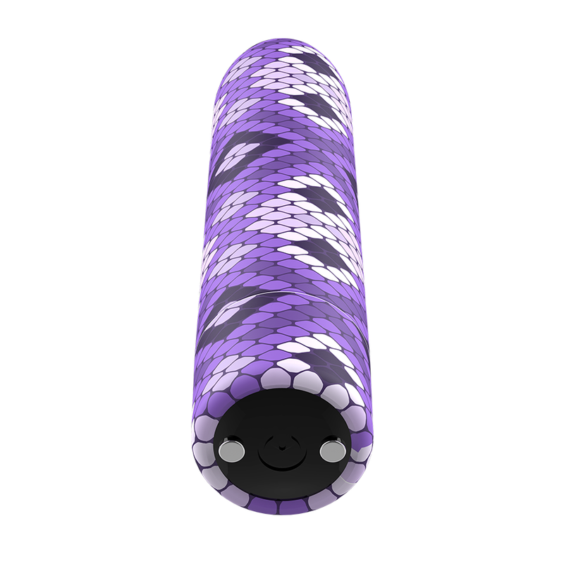 Custom Bullets Rechargeable Snake Purple Magnetic Bullet 10 Intensities | Niks.fi verkkokauppa