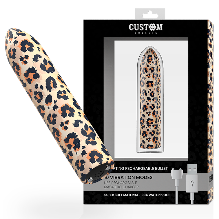Custom Bullets Leopard Magnetic 10 Intensities | Niks.fi verkkokauppa