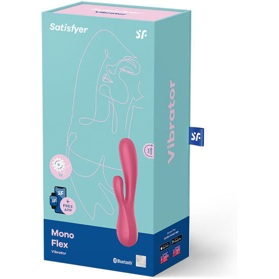 Satisfyer Mono Flex Red With App | Niks.fi verkkokauppa