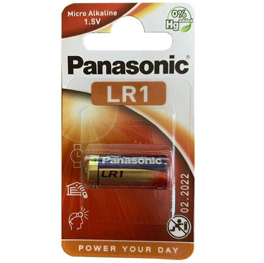 Panasonic Alkaline Battery Lr1 1.5V Blister 1 Pack | Niks.fi verkkokauppa
