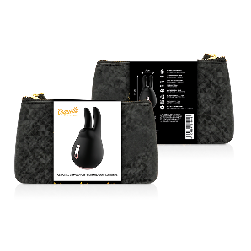 Coquette Chic Desireclitorial Stimulator Black / Gold | Niks.fi verkkokauppa