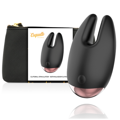 Coquette Chic Desireclitorial Stimulator Black / Gold | Niks.fi verkkokauppa