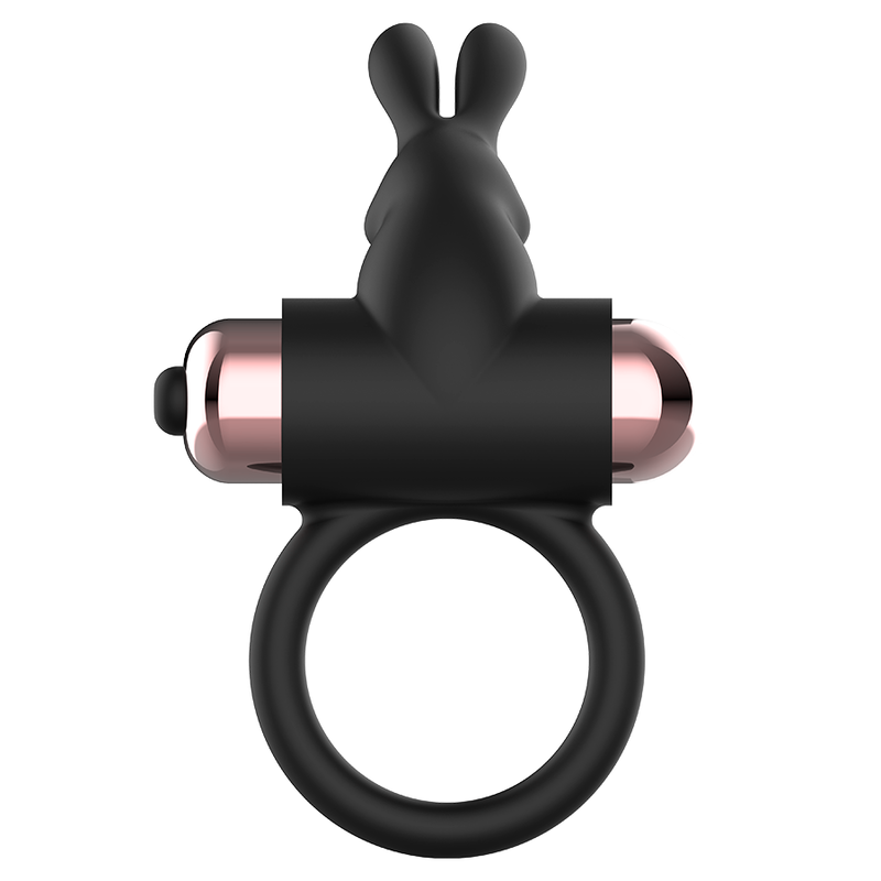 Coquette Toys Cock Ring With Vibrator Black/ Gold | Niks.fi verkkokauppa