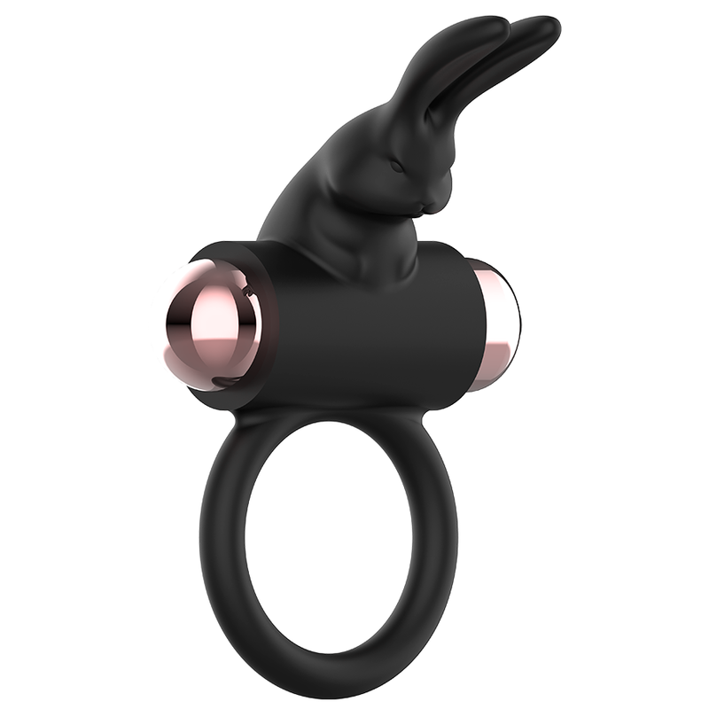 Coquette Toys Cock Ring With Vibrator Black/ Gold | Niks.fi verkkokauppa