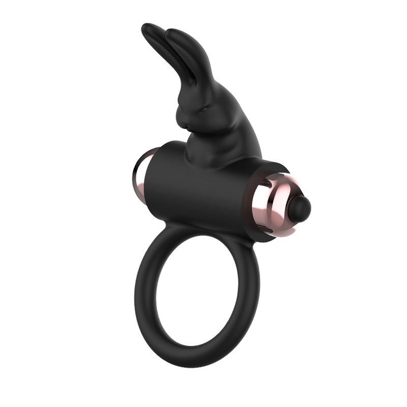 Coquette Toys Cock Ring With Vibrator Black/ Gold | Niks.fi verkkokauppa