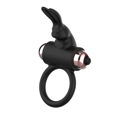 Coquette Toys Cock Ring With Vibrator Black/ Gold | Niks.fi verkkokauppa