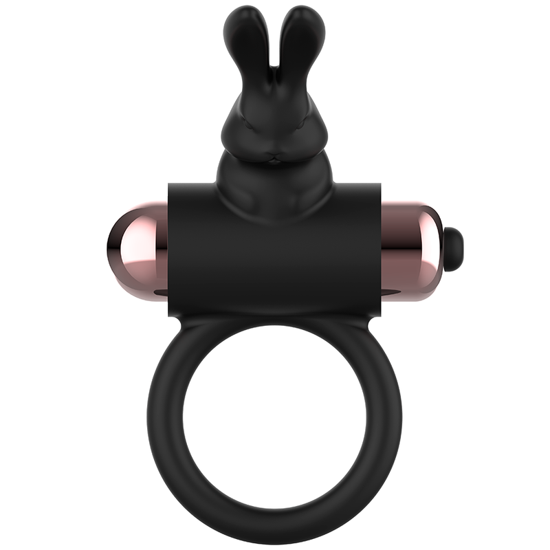 Coquette Toys Cock Ring With Vibrator Black/ Gold | Niks.fi verkkokauppa