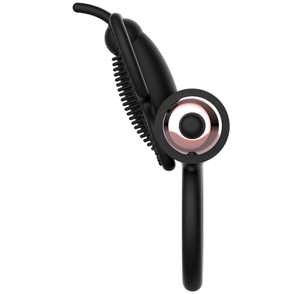 Coquette Toys Cock Ring Butterfly With Vibrator Black/ Gold | Niks.fi verkkokauppa