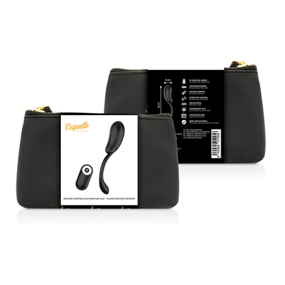 Coquette Toys Vibrating Egg Remote Control Rechargeable Black/ Gold | Niks.fi verkkokauppa