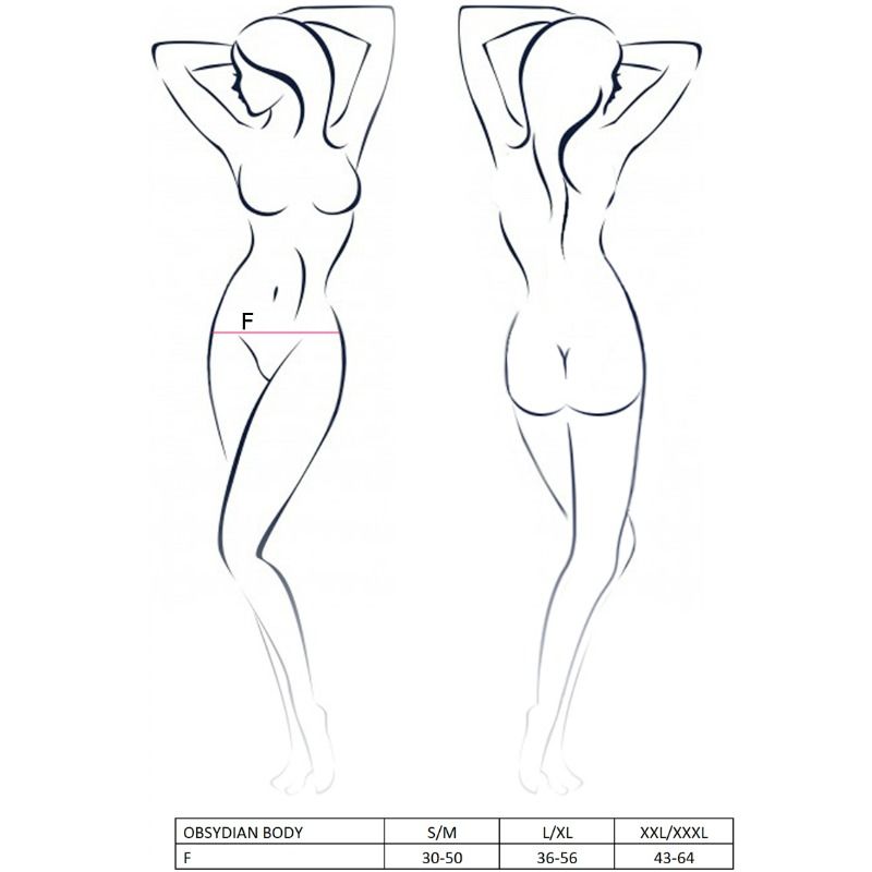 Passion Woman Obsydian Body Xxl/Xxxl | Niks.fi verkkokauppa